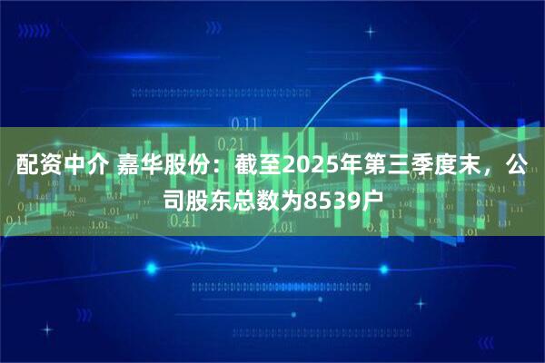 配资中介 嘉华股份：截至2025年第三季度末，公司股东总数为8539户