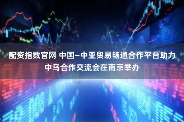 配资指数官网 中国—中亚贸易畅通合作平台助力中乌合作交流会在南京举办